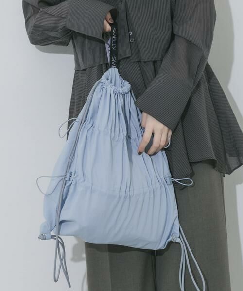 SMELLY / スメリー リュック・バックパック | ドロストギャザーナップサック | 詳細5
