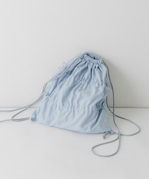 SMELLY / スメリー リュック・バックパック | ドロストギャザーナップサック（ライトブルー）