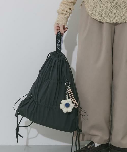 SMELLY / スメリー リュック・バックパック | ドロストギャザーナップサック | 詳細10