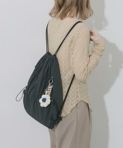 SMELLY / スメリー リュック・バックパック | ドロストギャザーナップサック | 詳細11