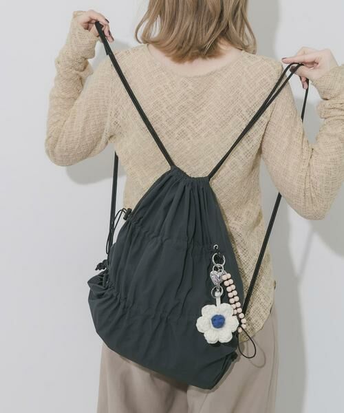 SMELLY / スメリー リュック・バックパック | ドロストギャザーナップサック | 詳細12