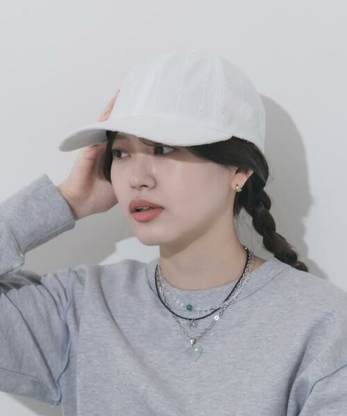 SMELLY / スメリー キャップ | レースキャップ（ホワイト）