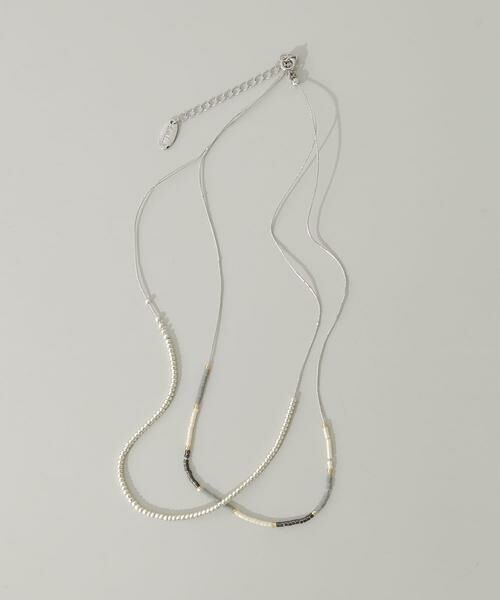 SMELLY / スメリー ネックレス・ペンダント・チョーカー | ミックスビーズレイヤードネックレス | 詳細3