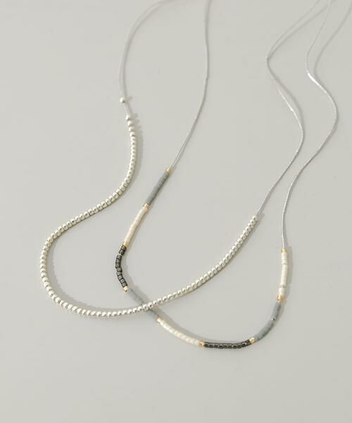 SMELLY / スメリー ネックレス・ペンダント・チョーカー | ミックスビーズレイヤードネックレス | 詳細4