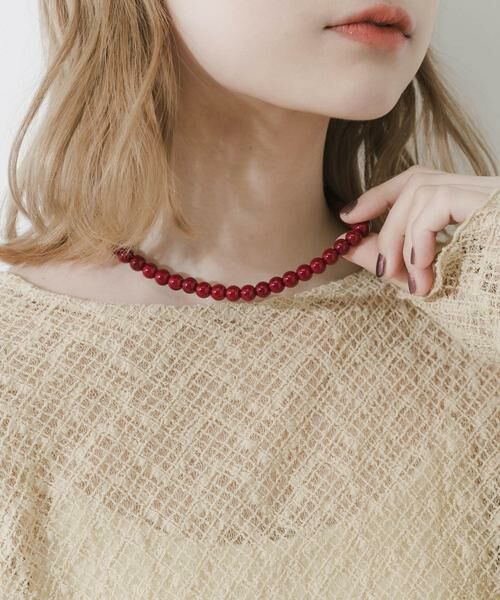 SMELLY / スメリー ネックレス・ペンダント・チョーカー | ステンレスカラーボールビーズネックレス | 詳細2