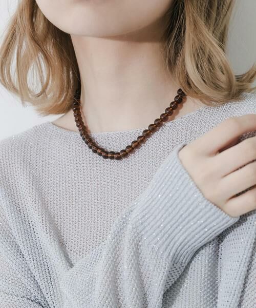 SMELLY / スメリー ネックレス・ペンダント・チョーカー | ステンレスカラーボールビーズネックレス | 詳細9