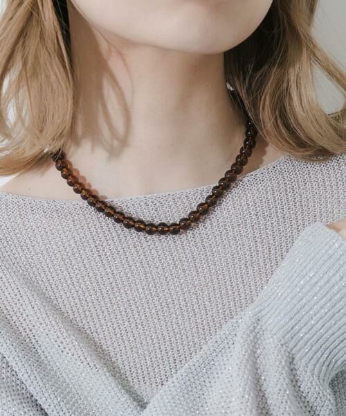 SMELLY / スメリー ネックレス・ペンダント・チョーカー | ステンレスカラーボールビーズネックレス | 詳細10