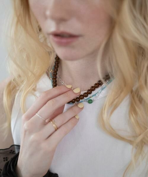 SMELLY / スメリー ネックレス・ペンダント・チョーカー | ステンレスカラーボールビーズネックレス | 詳細13