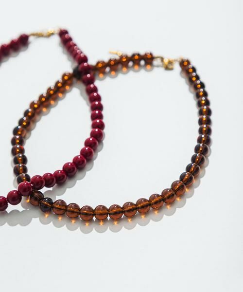 SMELLY / スメリー ネックレス・ペンダント・チョーカー | ステンレスカラーボールビーズネックレス | 詳細14