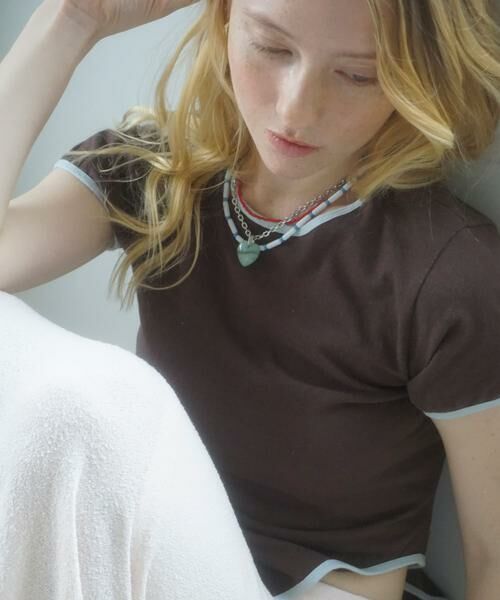 SMELLY / スメリー ネックレス・ペンダント・チョーカー | ステンレスマーブルハートトップネックレス | 詳細5