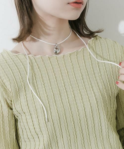 SMELLY / スメリー ネックレス・ペンダント・チョーカー | ステンレストップカラーコードチョーカー | 詳細1