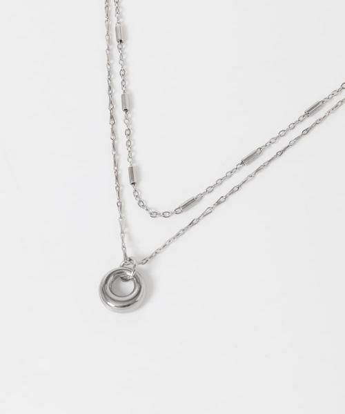 SMELLY / スメリー ネックレス・ペンダント・チョーカー | ステンレスラウンドトップ2セットネックレス | 詳細5