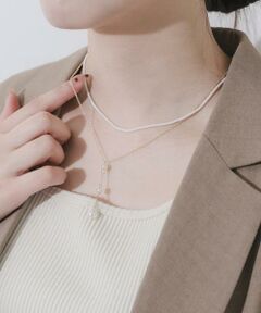 パールビーズ2セットネックレス