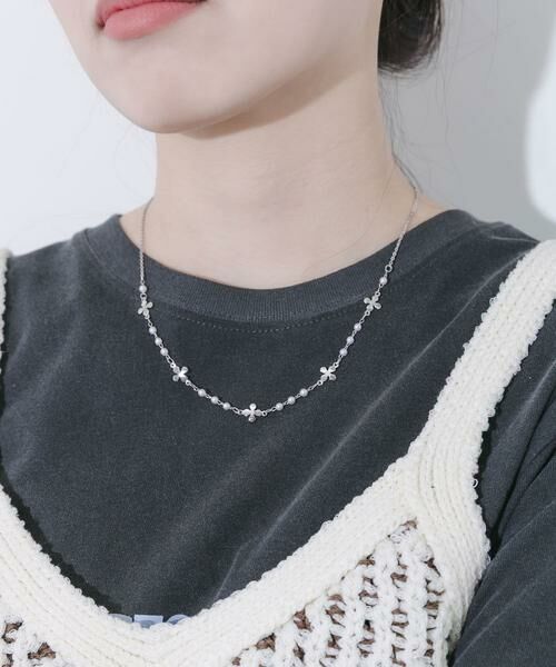 SMELLY / スメリー ネックレス・ペンダント・チョーカー | フラワーモチーフパールネックレス | 詳細2