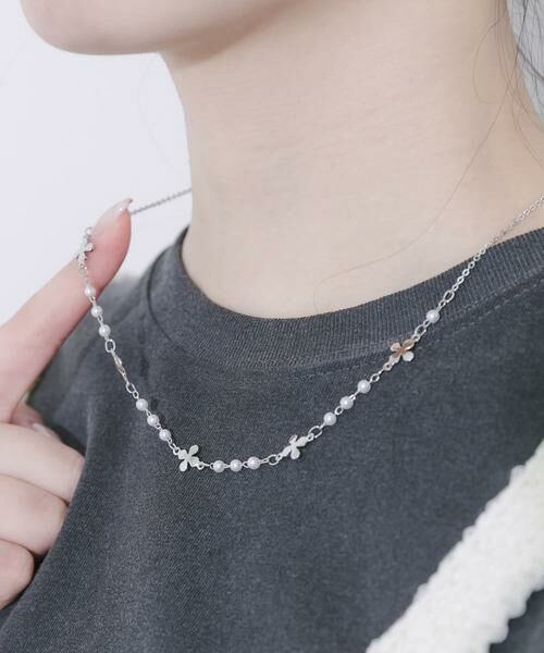 SMELLY / スメリー ネックレス・ペンダント・チョーカー | フラワーモチーフパールネックレス | 詳細5