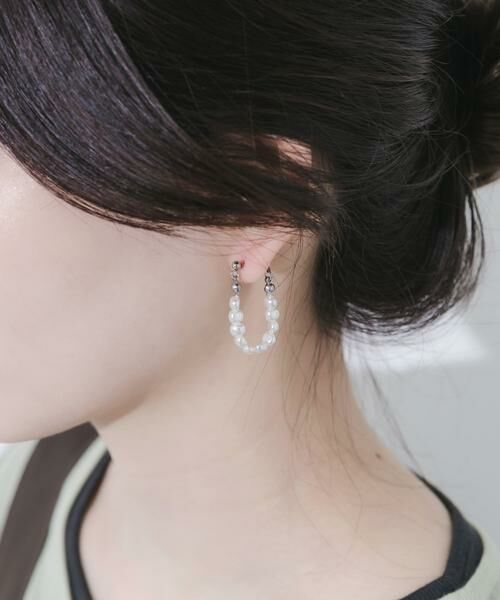 SMELLY / スメリー ピアス・イヤリング | ステンレスイビツパールピアス | 詳細1