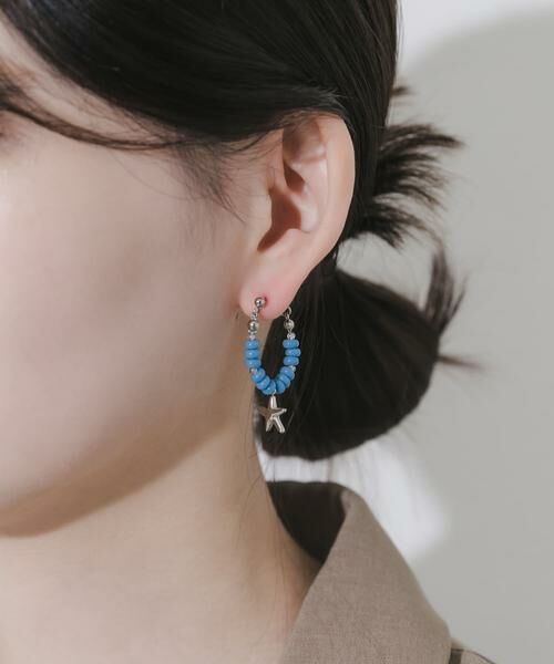 SMELLY / スメリー ピアス・イヤリング | ステンレスモチーフビーズピアス | 詳細2