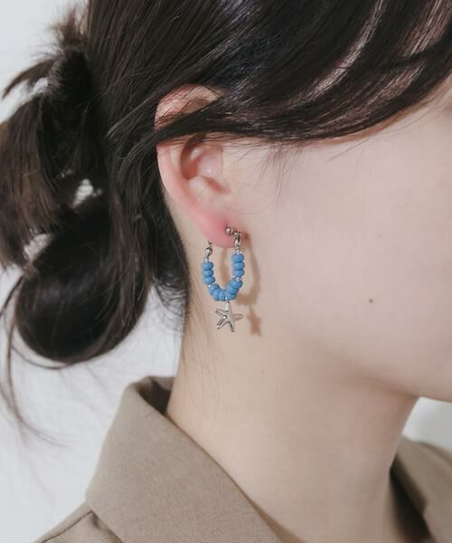 SMELLY / スメリー ピアス・イヤリング | ステンレスモチーフビーズピアス | 詳細3