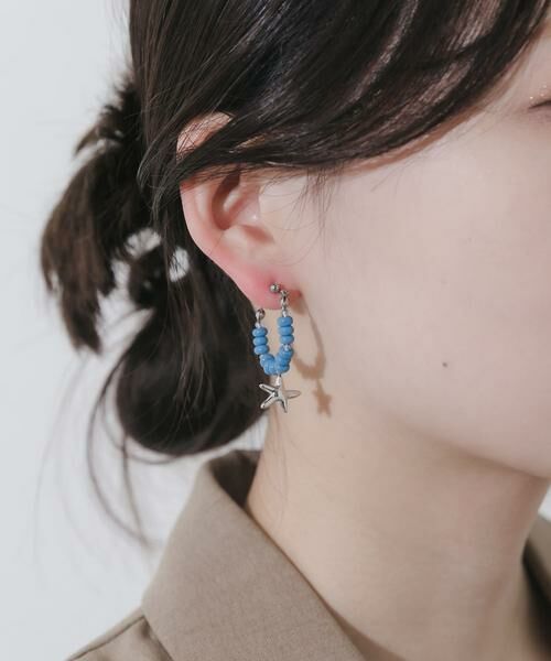 SMELLY / スメリー ピアス・イヤリング | ステンレスモチーフビーズピアス | 詳細4