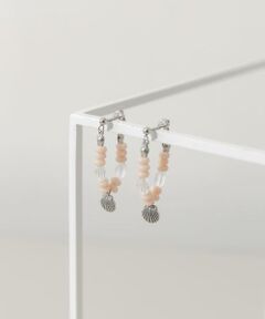 SMELLY / スメリー ピアス・イヤリング | ステンレスシェルモチーフビーズピアス