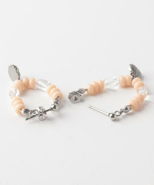 SMELLY / スメリー ピアス・イヤリング | ステンレスシェルモチーフビーズピアス | 詳細8