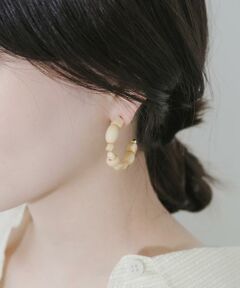 SMELLY / スメリー ピアス・イヤリング | カラービーズフープピアス