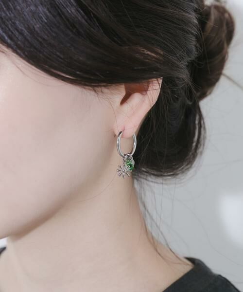 SMELLY / スメリー ピアス・イヤリング | ステンレスマルチチャームフープピアス | 詳細3