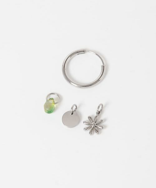 SMELLY / スメリー ピアス・イヤリング | ステンレスマルチチャームフープピアス | 詳細8