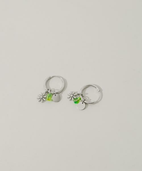 SMELLY / スメリー ピアス・イヤリング | ステンレスマルチチャームフープピアス（シルバー系その他）