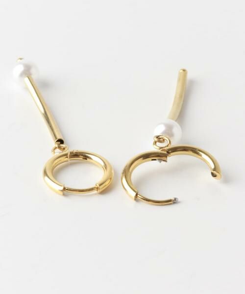 SMELLY / スメリー ピアス・イヤリング | ステンレスアシンメトリーパールピアス | 詳細6