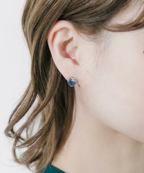 SMELLY / スメリー ピアス・イヤリング | マーブルハートピアス | 詳細4