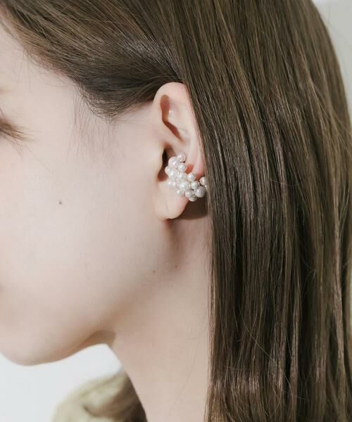 SMELLY / スメリー ピアス・イヤリング | パールワイドイヤカフ | 詳細2