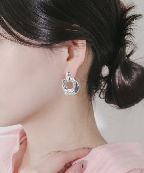 SMELLY / スメリー ピアス・イヤリング | ボリュームメタルUイヤリング | 詳細2