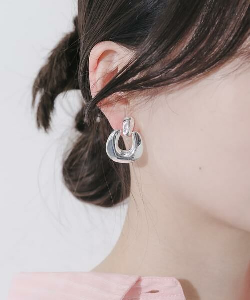 SMELLY / スメリー ピアス・イヤリング | ボリュームメタルUイヤリング | 詳細3