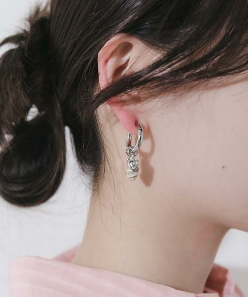 SMELLY / スメリー ピアス・イヤリング | シェルモチーフマルチWAYフープイヤリング | 詳細6