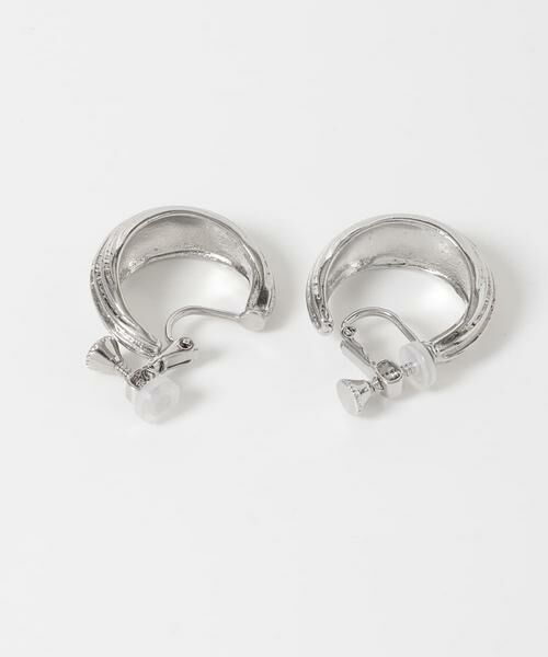 SMELLY / スメリー ピアス・イヤリング | メタルラインフープイヤリング | 詳細4