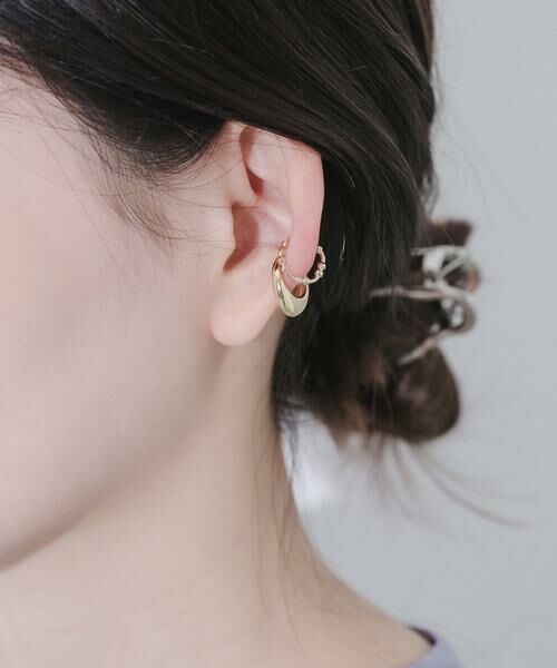 SMELLY / スメリー ピアス・イヤリング | 2セットメタルイヤカフ | 詳細1
