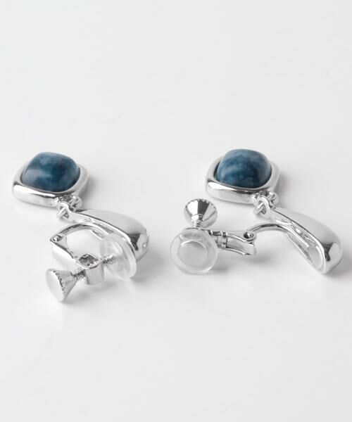 SMELLY / スメリー ピアス・イヤリング | マーブルスクエアスウィングイヤリング | 詳細7