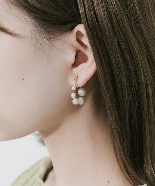 SMELLY / スメリー ピアス・イヤリング | グラデーションパールオメガイヤリング | 詳細3