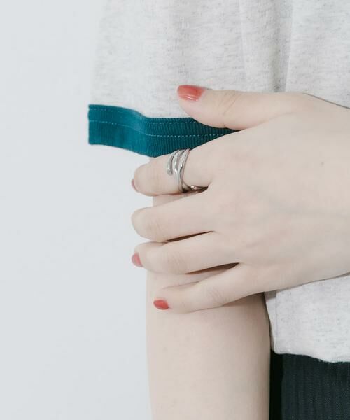 SMELLY / スメリー リング | ステンレスクロスラインリング | 詳細1