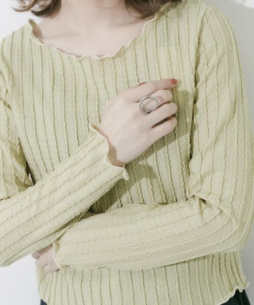 SMELLY / スメリー リング | ステンレスラウンドカーブリング | 詳細1