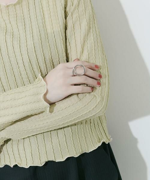 SMELLY / スメリー リング | ステンレスラウンドカーブリング | 詳細2