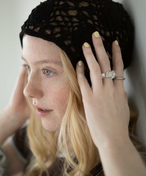 SMELLY / スメリー リング | クリアマルチビーズ2セットリング | 詳細1