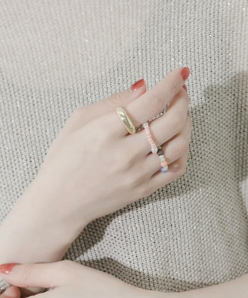 SMELLY / スメリー リング | マルチカラービーズ3セットリング | 詳細2