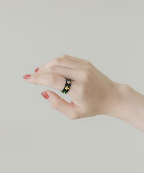 SMELLY / スメリー リング | カラフルフラワージュシリング | 詳細3