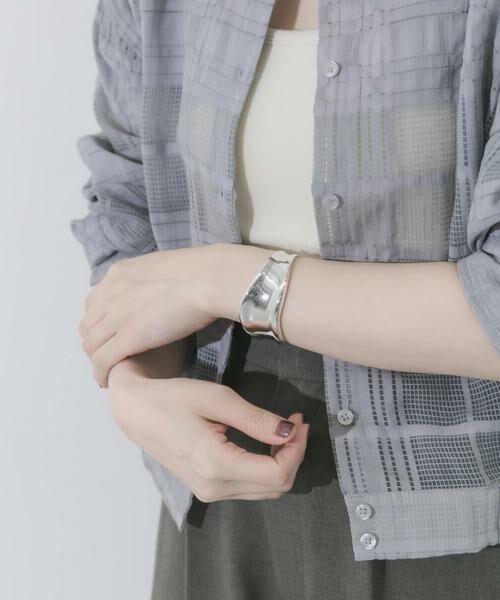 SMELLY / スメリー ブレスレット・バングル | ニュアンスメタルワイドバングル | 詳細5