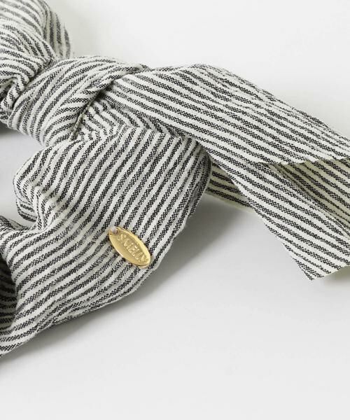 SMELLY / スメリー ヘアゴム・シュシュ | ストライプリボンシュシュ | 詳細6