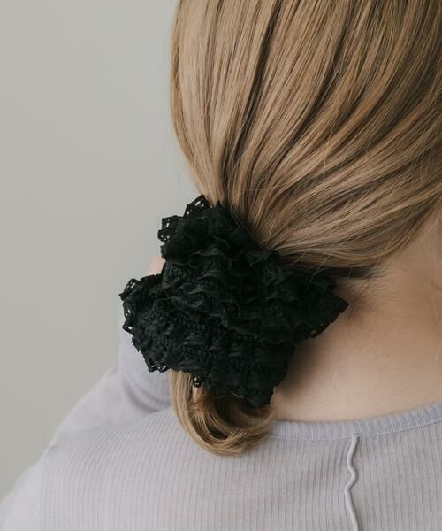 SMELLY / スメリー ヘアゴム・シュシュ | レースボリュームシュシュ | 詳細1