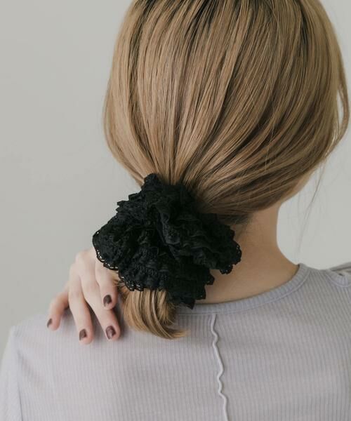 SMELLY / スメリー ヘアゴム・シュシュ | レースボリュームシュシュ | 詳細2