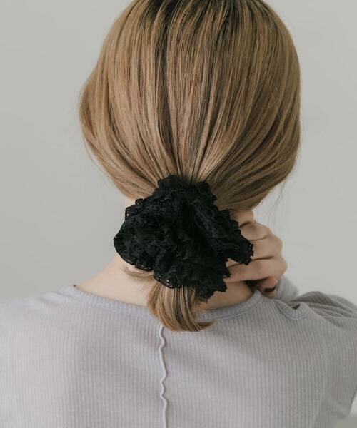 SMELLY / スメリー ヘアゴム・シュシュ | レースボリュームシュシュ | 詳細3
